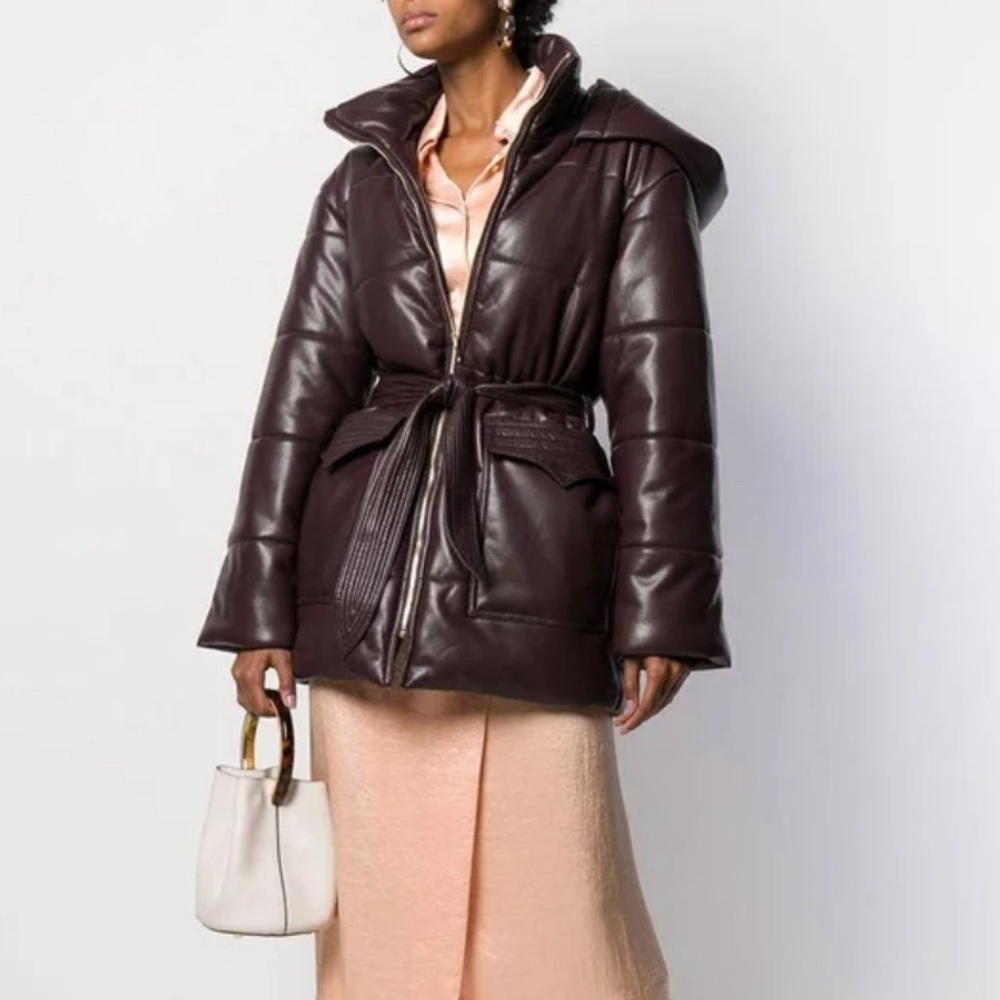 Nanushka Brown - purple jacket xs